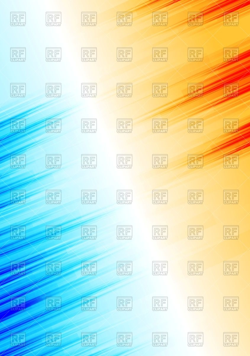 845x1200 Orange And Blue Abstract Grunge Stripes Background Vector Image