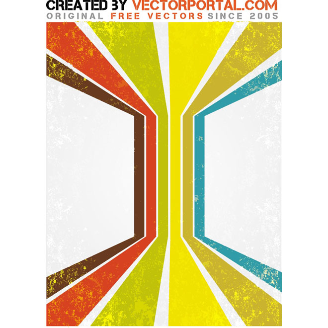 660x660 Retro Grunge Stripes Vector