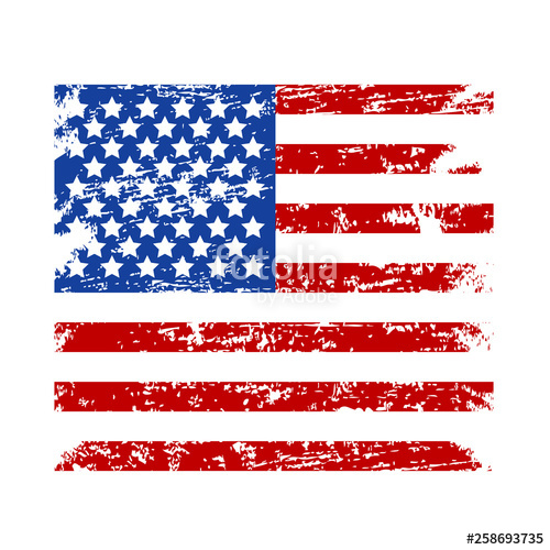 Grunge Usa Flag American Flag With Grunge Texture Vector Flag 500x500 Grunge Usa Flag American Flag With Grunge Texture Vector Flag