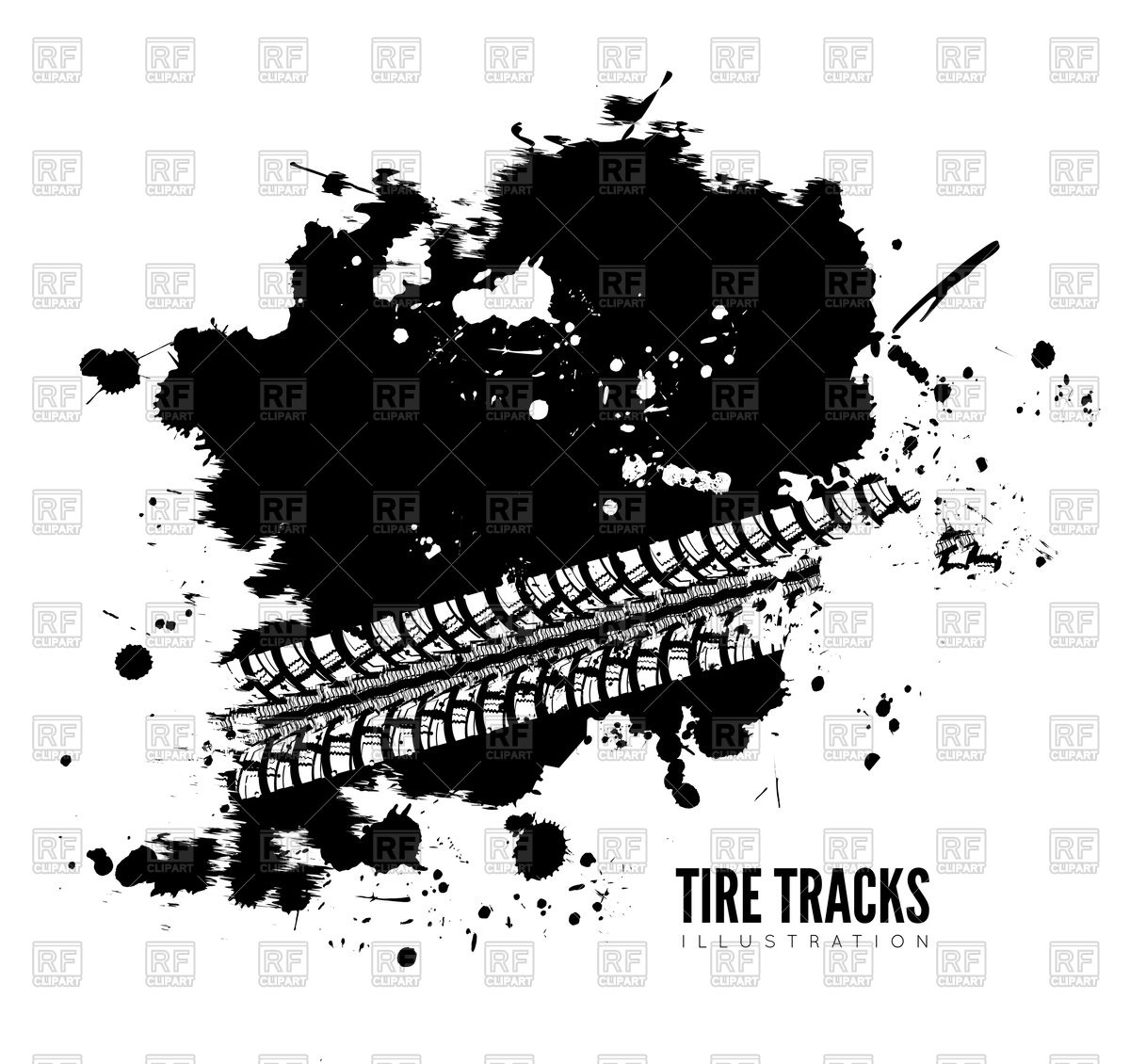 1200x1130 Grunge Tire Track Background Vector Image Of Backgrounds, Textures