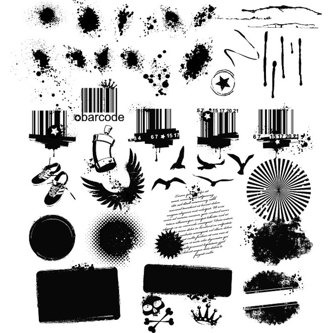 660x660 Stock Grunge Vector Pack