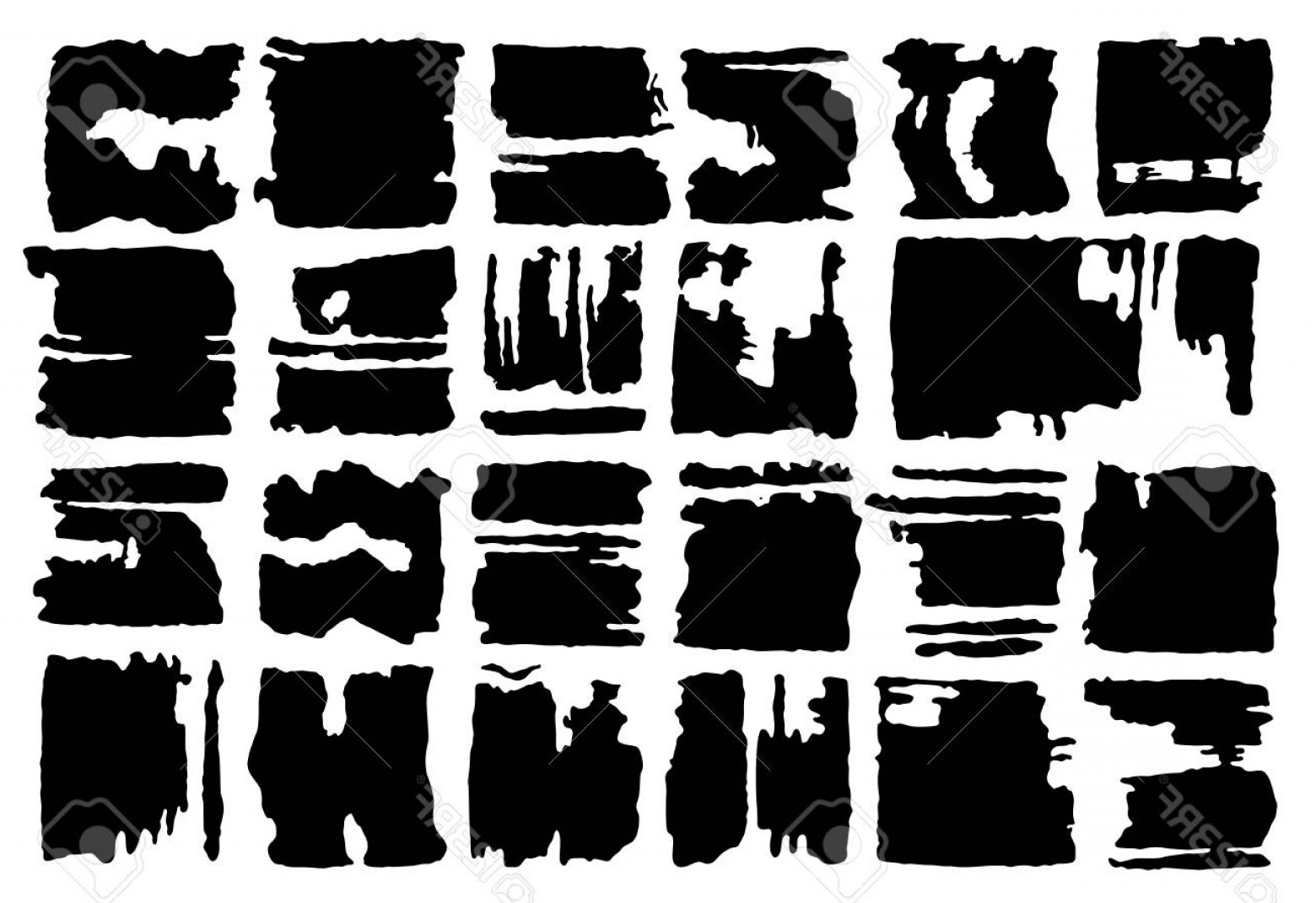 Photostock Vector Set Of Grunge Vector Rectangular Shapes Vector 1560x1071 Photostock Vector Set Of Grunge Vector Rectangular Shapes Vector