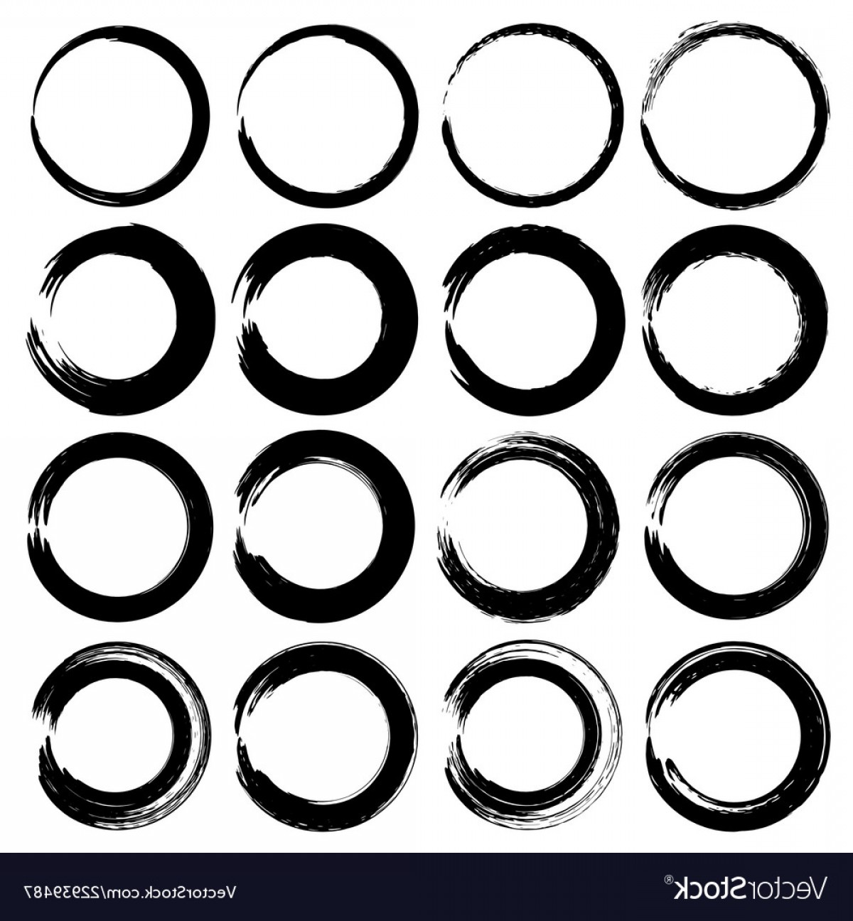 Set Of Grunge Circles Round Shapes Vector Newwaysys 1200x1296 Set Of Grunge Circles Round Shapes Vector Newwaysys