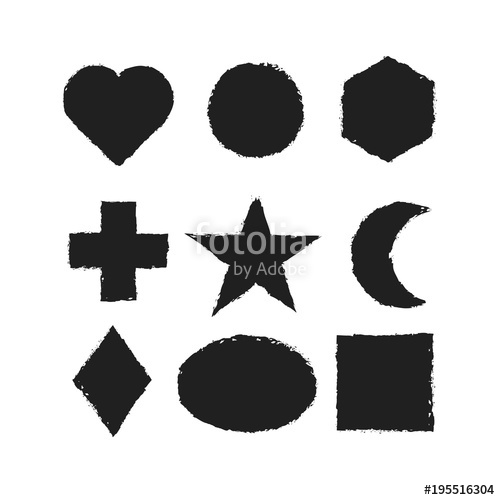 Set Of Grunge Vector Shapes Vector Banners Abstract Shapes 500x500 Set Of Grunge Vector Shapes Vector Banners Abstract Shapes