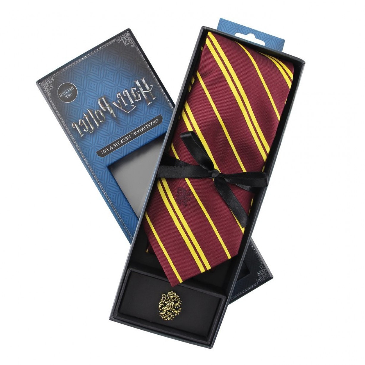 1228x1228 Tie With Pin Set Gryffindor Deluxe Sarahgardan