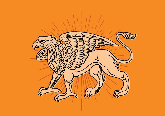 700x490 Griffin Line Drawing