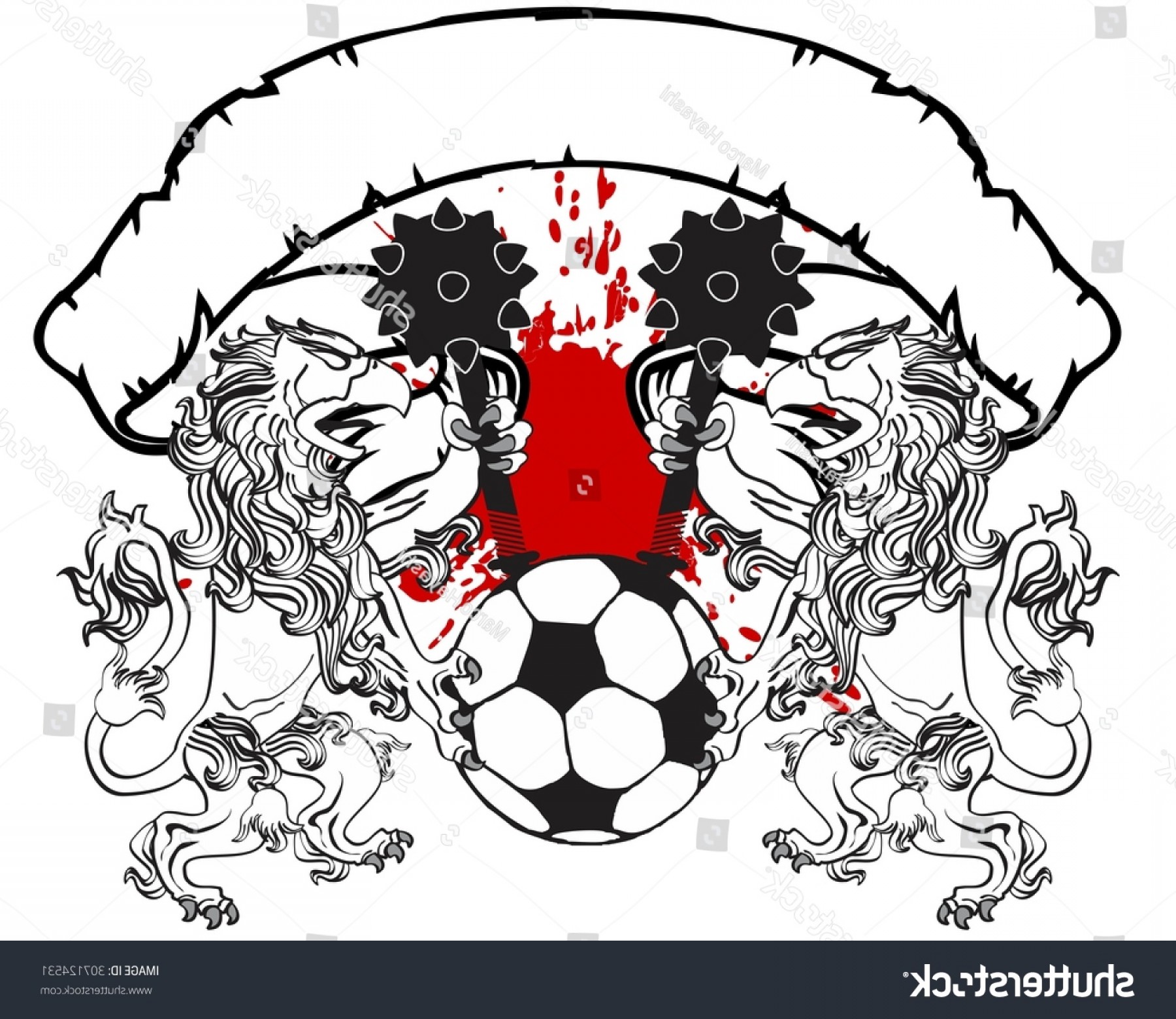 1800x1560 Gryphon Soccer Coat Arms Crest Vector Soidergi
