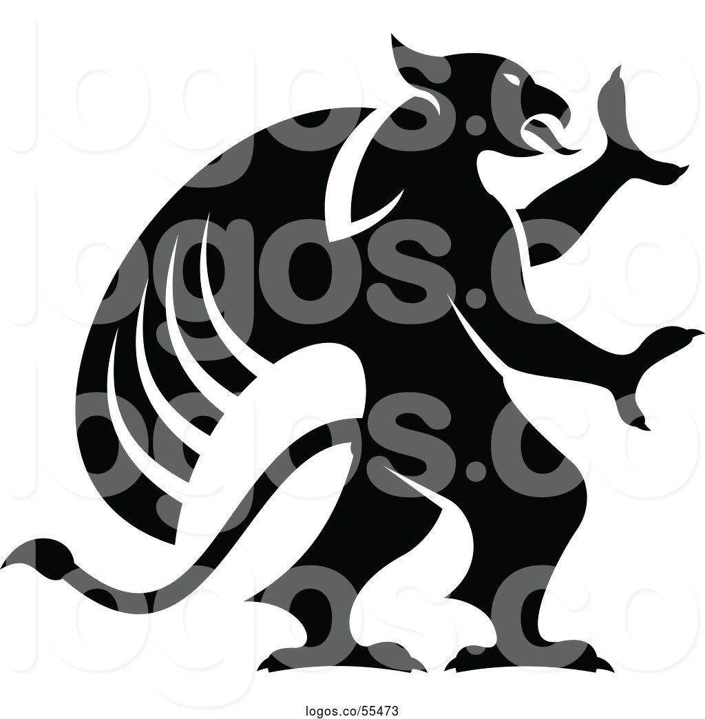1024x1044 Logo Of Black And White Rampant Griffin