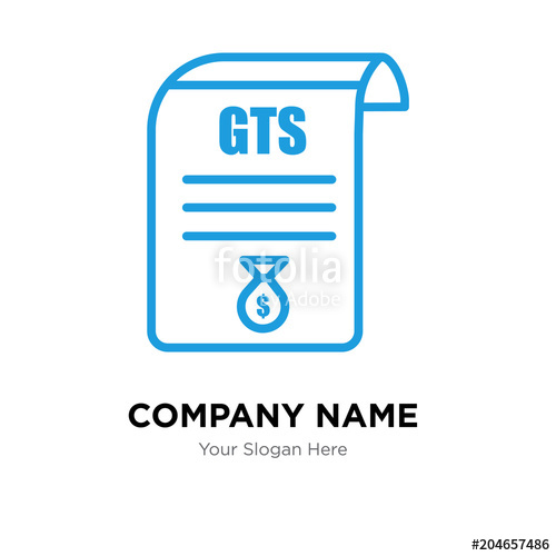 500x500 Gst Company Logo Design Template, Colorful Vector Icon For Your