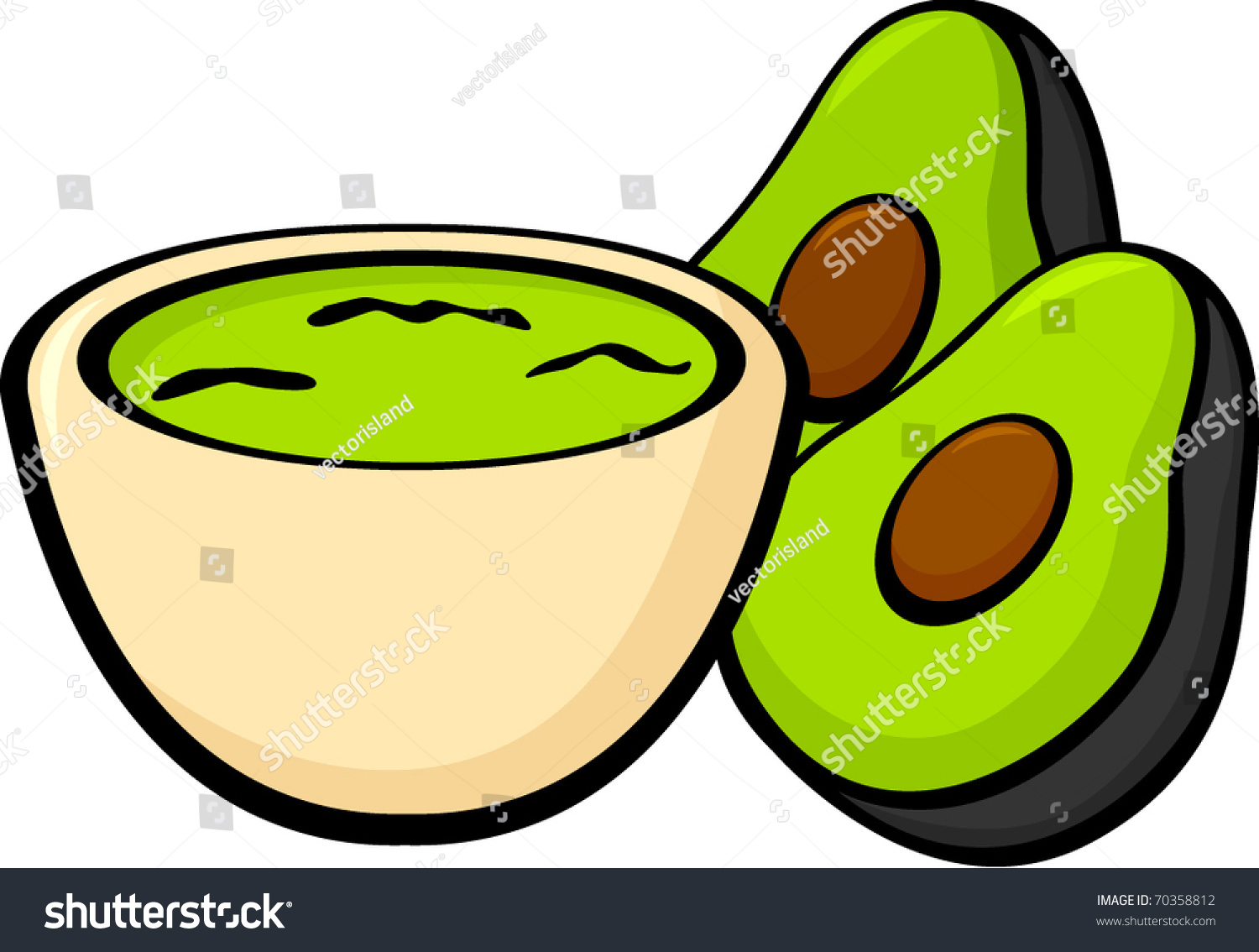 Guacamole Vector