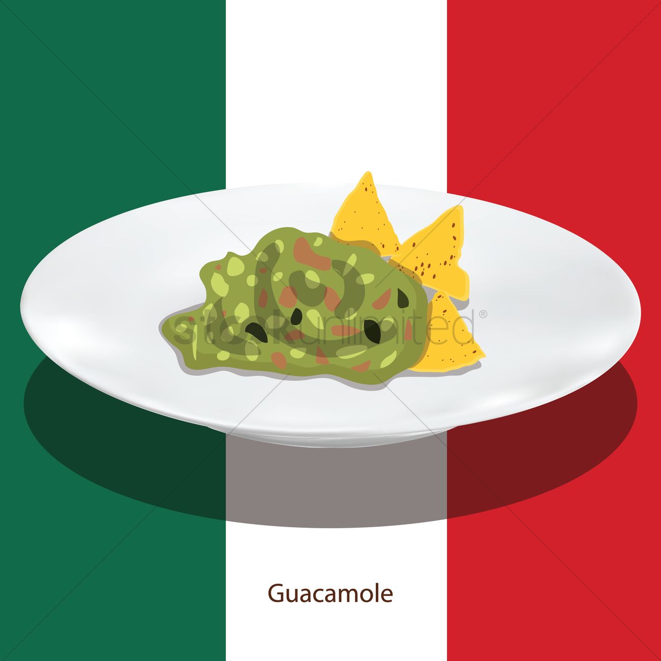 1300x1300 Guacamole Vector Image