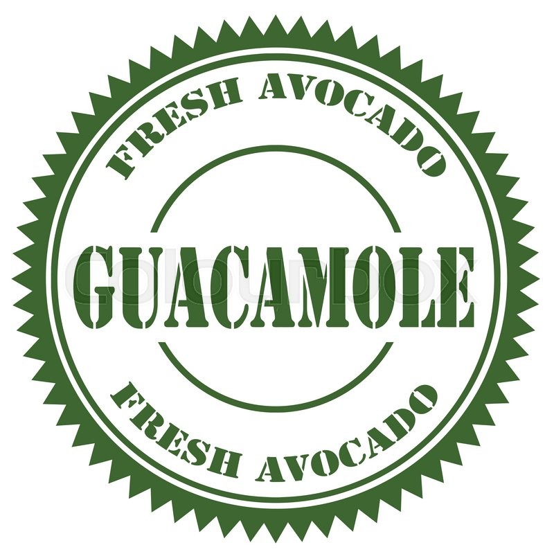 800x800 Stamp With Text Guacamole,vector Stock Vector Colourbox
