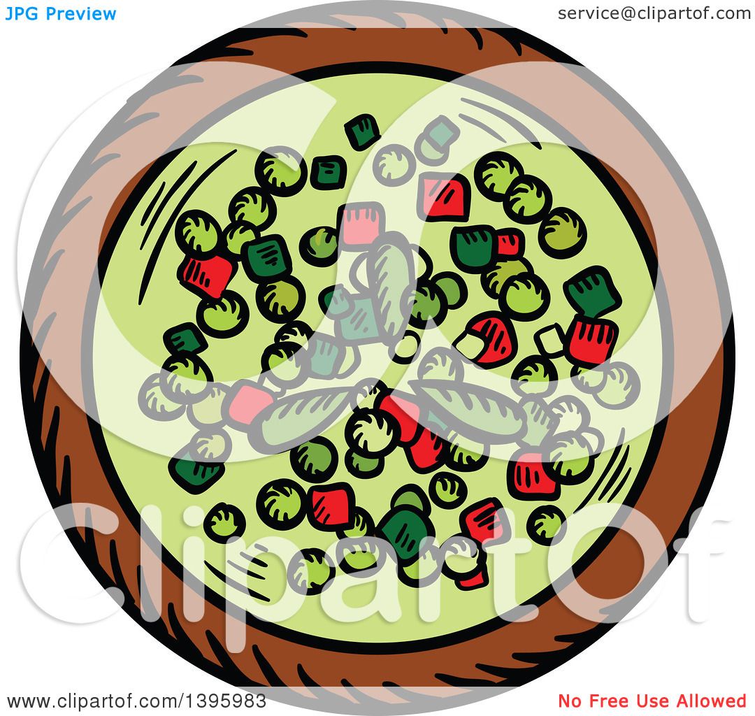 1080x1024 Clipart Of A Bowl Of Guacamole