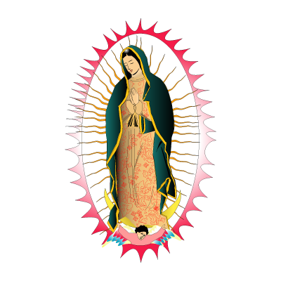 400x400 Viregn De Guadalupe Vector, Viregn De Guadalupe In Cdr