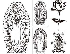 284x221 Virgen De Guadalupe Vector En Mercado Libre
