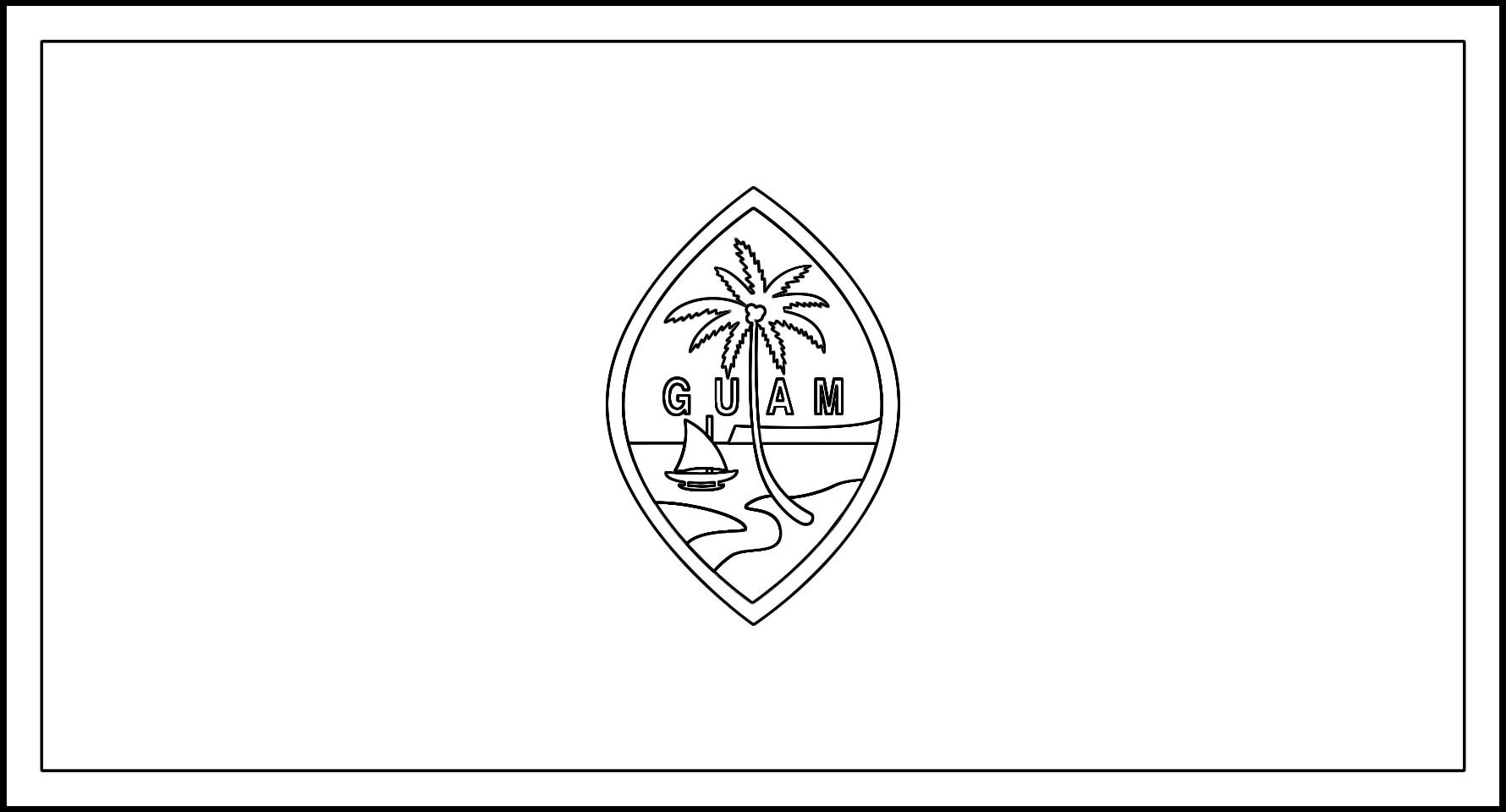 1780x960 Guam State Flag