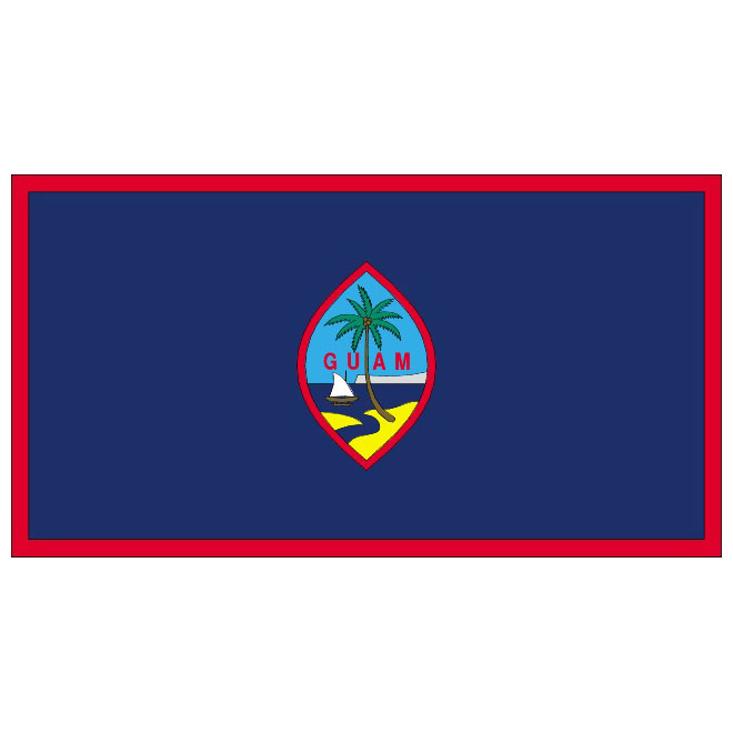 660x660 Guam Flag Vector