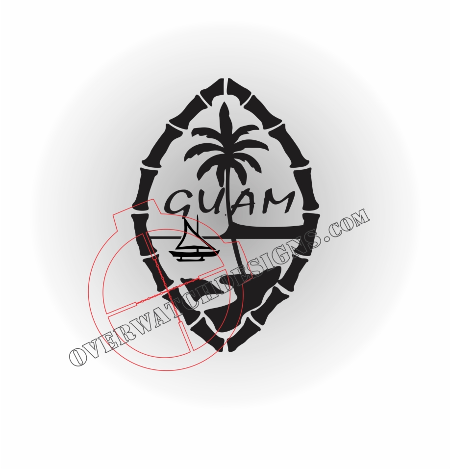 920x956 Guam Seal Sticker