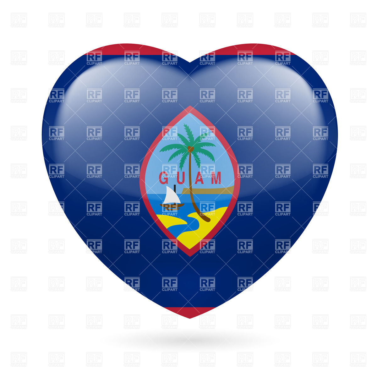 1200x1200 I Love Guam