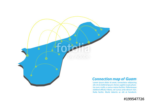 500x350 Modern Of Guam Map Connections Network Design, Best Internet
