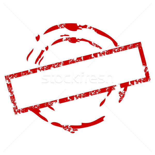 600x600 Blank Rubber Stamp Vector Illustration Burak