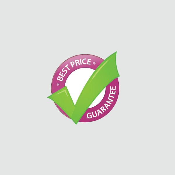 600x600 Best Price Guarantee Vector Label