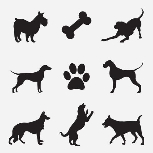 490x490 Dog Vector Silhouette