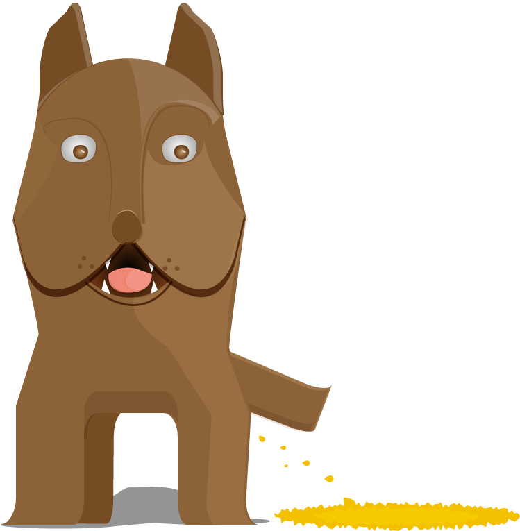 749x765 Hd Illustration Of A Cheerful Dog, Vector