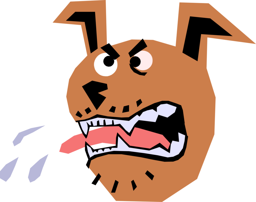 885x700 Barking Guard Dog