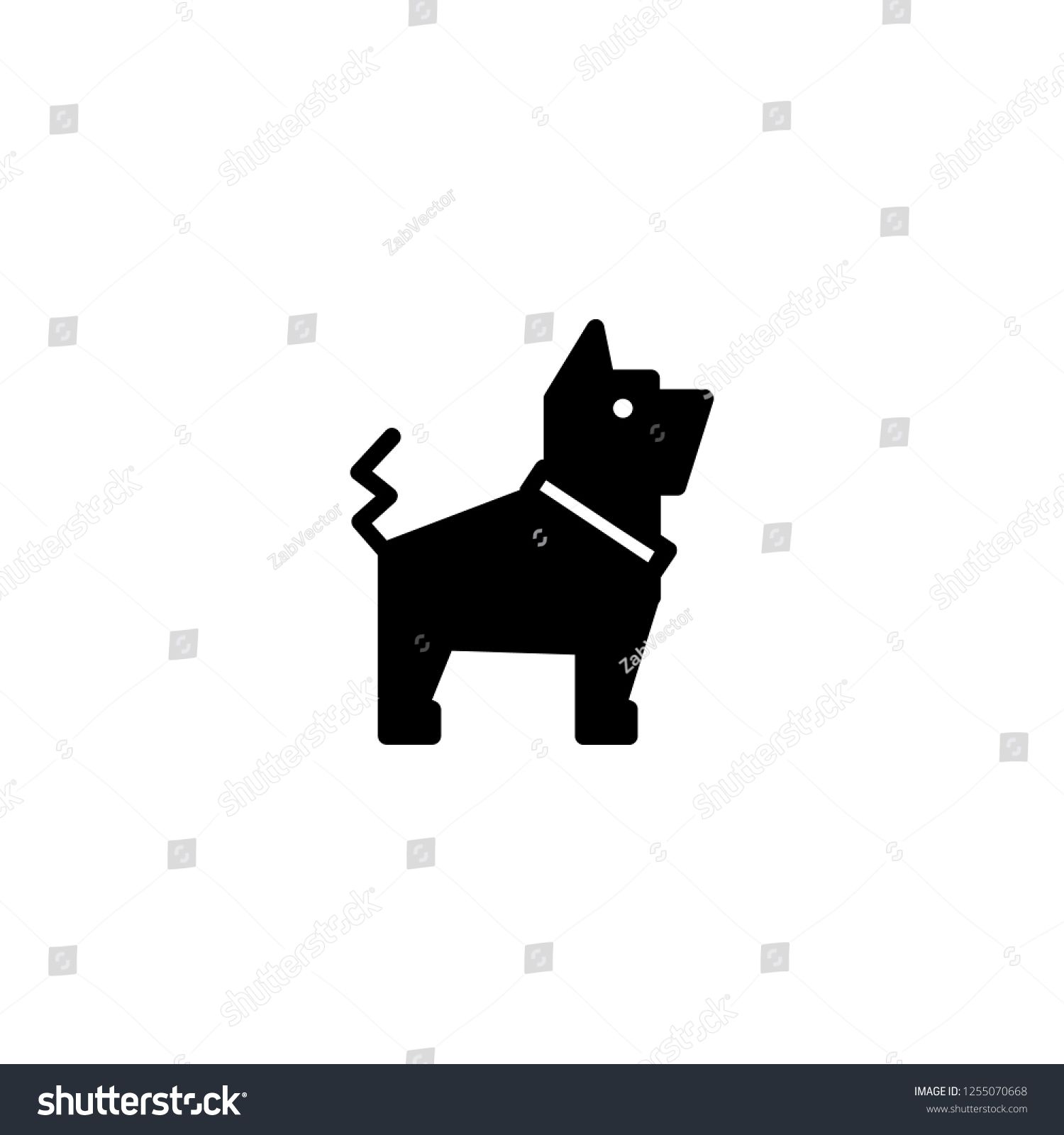 1500x1600 Guard Dog Icon Vector Guard Dog Vector Graphic Illustration Icon