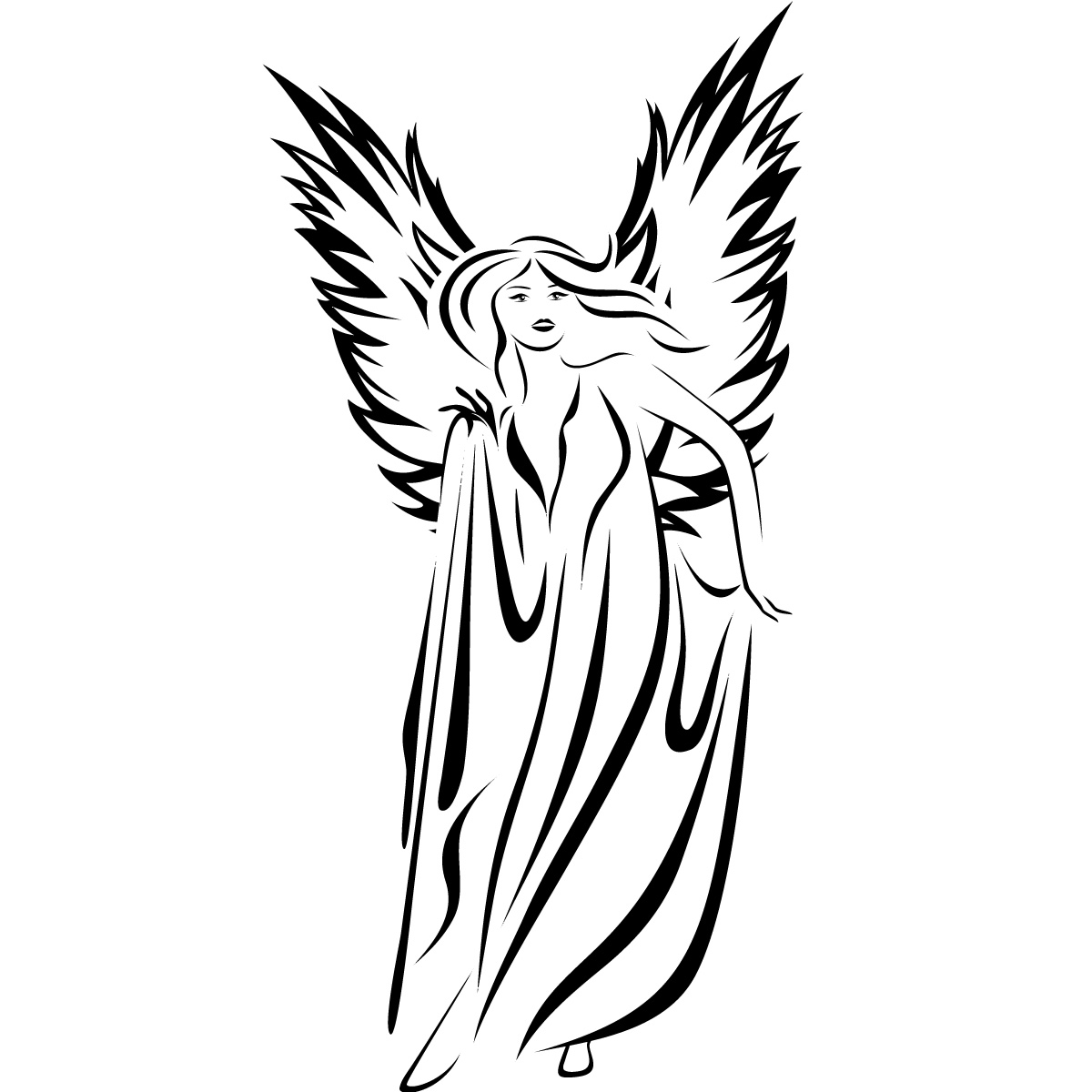 Guardian Angel Vector at Vectorified.com | Collection of Guardian Angel ...