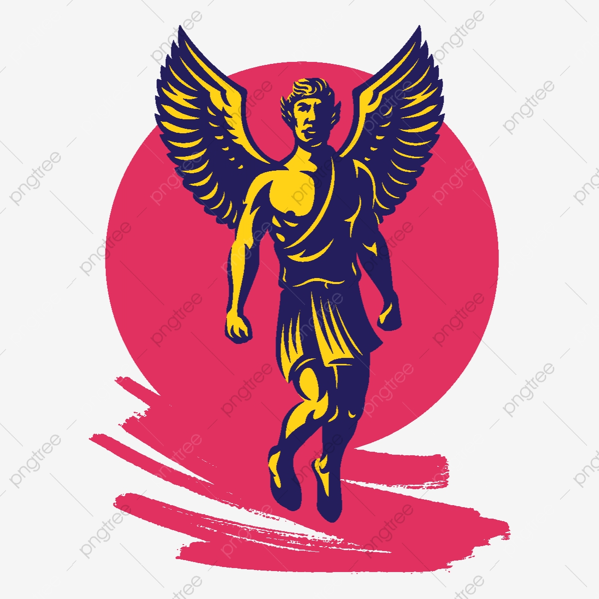 1200x1200 Guardian Angel Mascot Logo Template, Abstract, Amazing, Angel Png