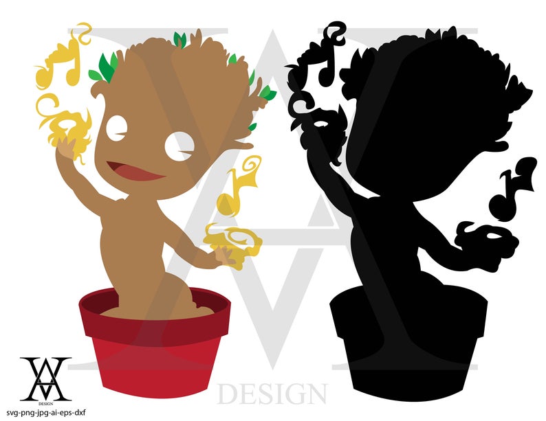 794x613 Guardians Of The Galaxy Vector Groot Instant Download Etsy