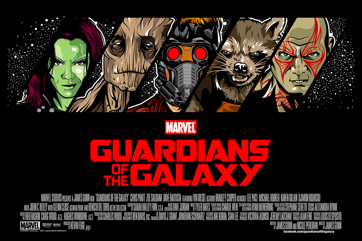 1200x800 Guardians Of The Galaxy Poster Posse On Behance