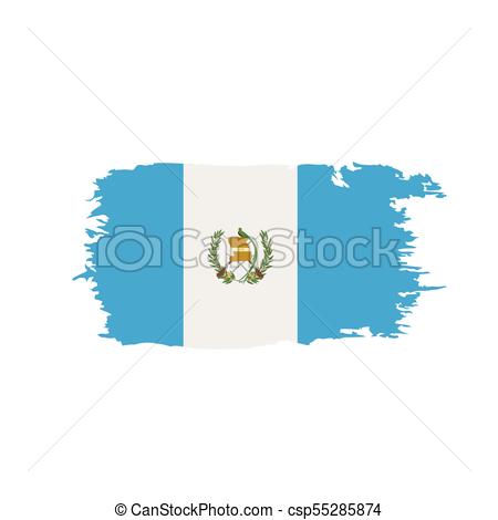 450x470 Guatemala Flag, Vector Illustration On A White Background Vectors