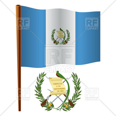 400x400 Guatemala Flag And Coat Of Arms Vector Image Of Signs, Symbols