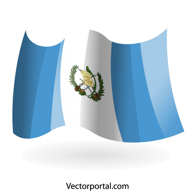 660x660 Guatemala Flag Vector Image