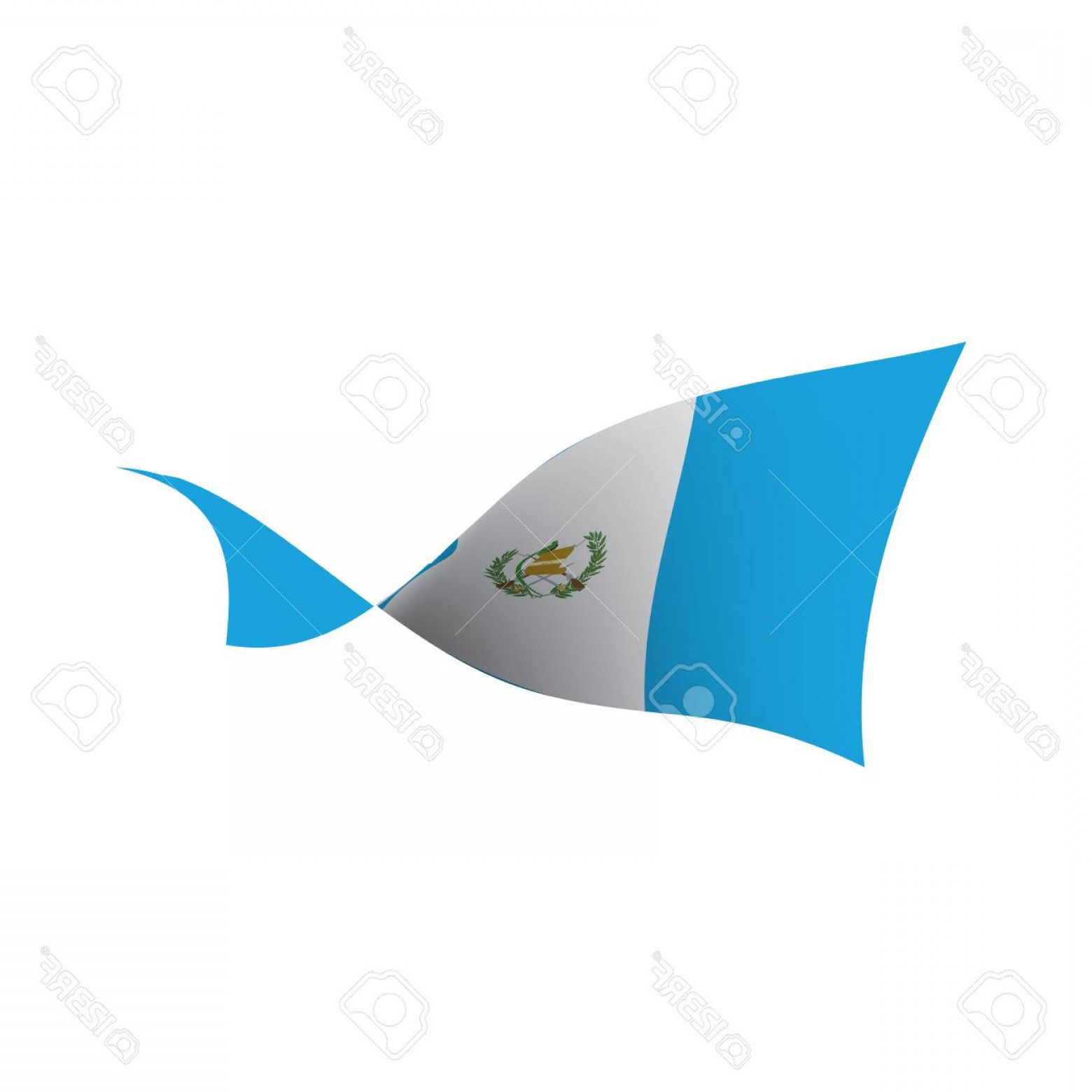 1560x1560 Photostock Vector Guatemala Flag Vector Illustration On A White