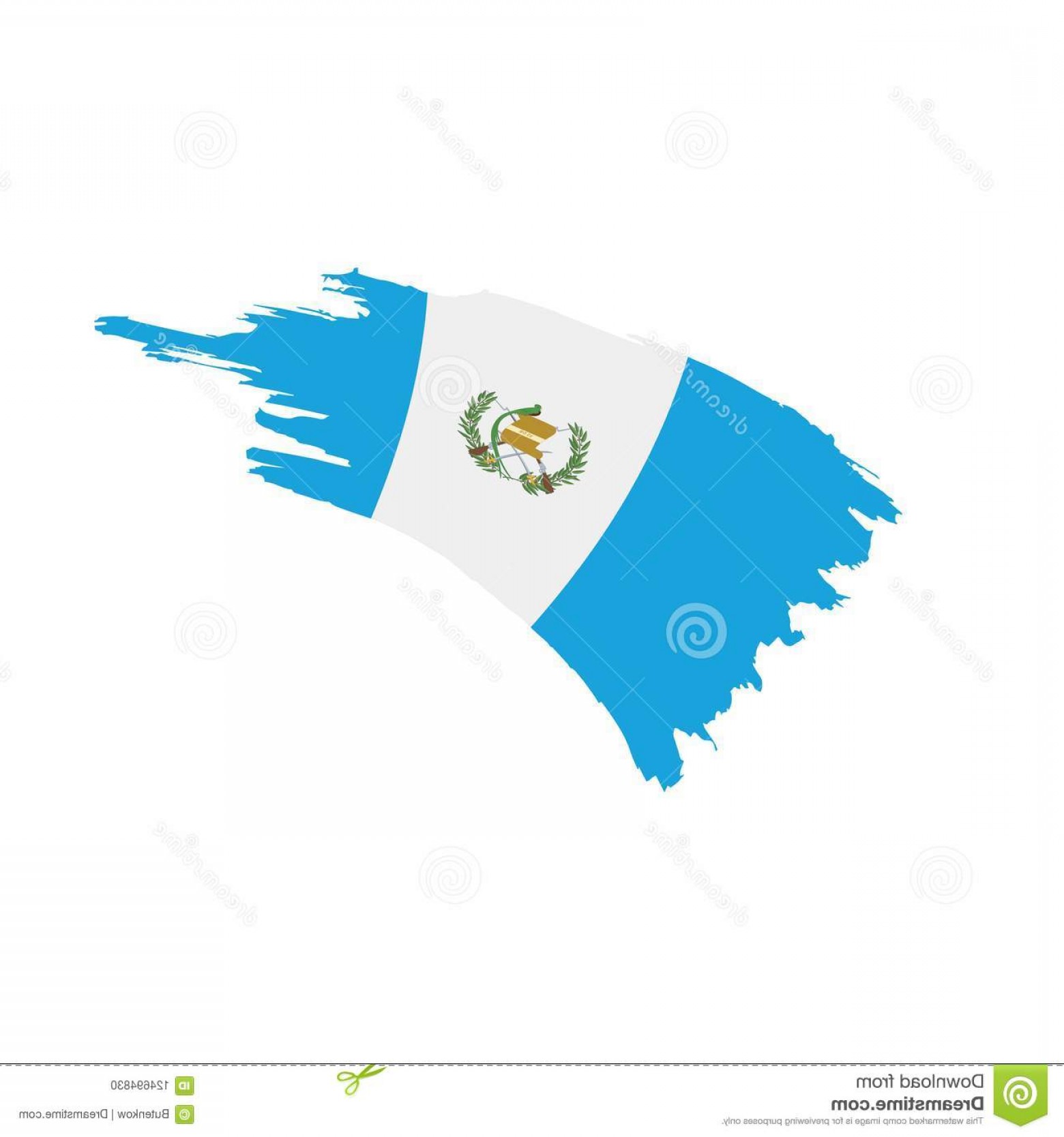 1560x1668 Guatemala Flag Vector Illustration White Background Guatemala Flag