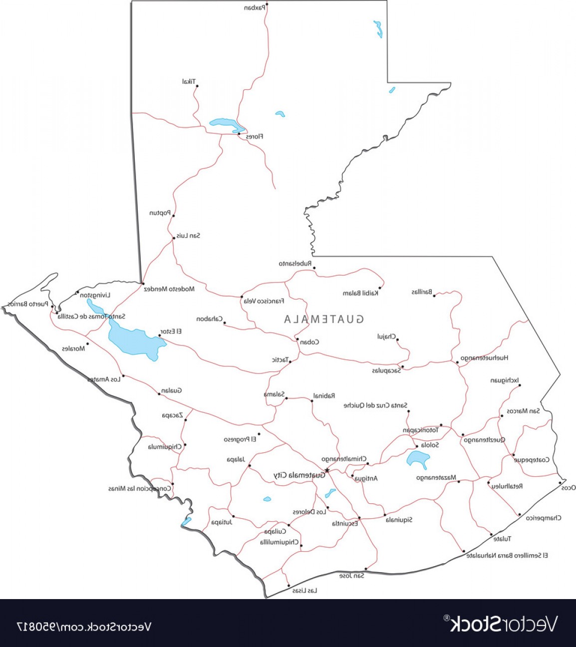 1154x1296 Guatemala Black White Map Vector Hoodamathrun