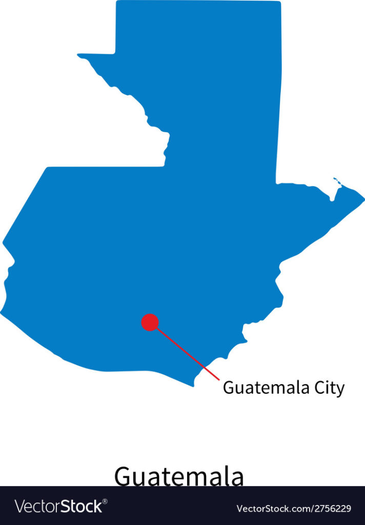 712x1024 Guatemala Map With Capital