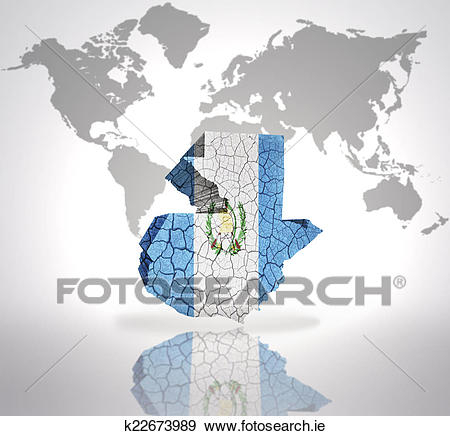 450x436 Stock Illustration Of Map Of Guatemala