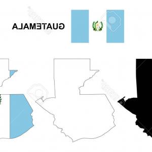 300x300 Guatemala Map Outline Vector Clipart Hoodamathrun