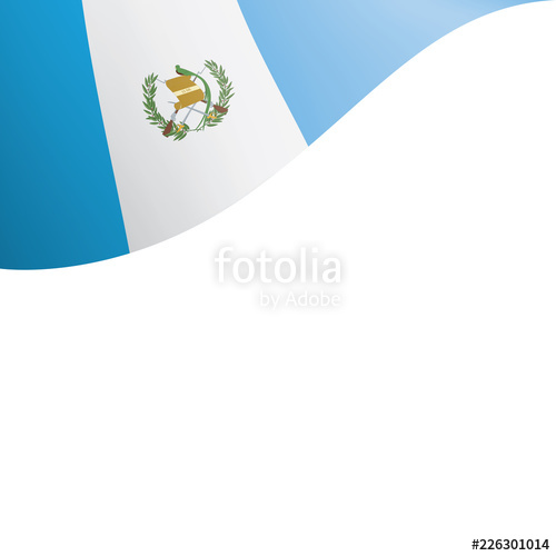 500x500 Guatemala Flag, Vector Illustration On A White Background Stock