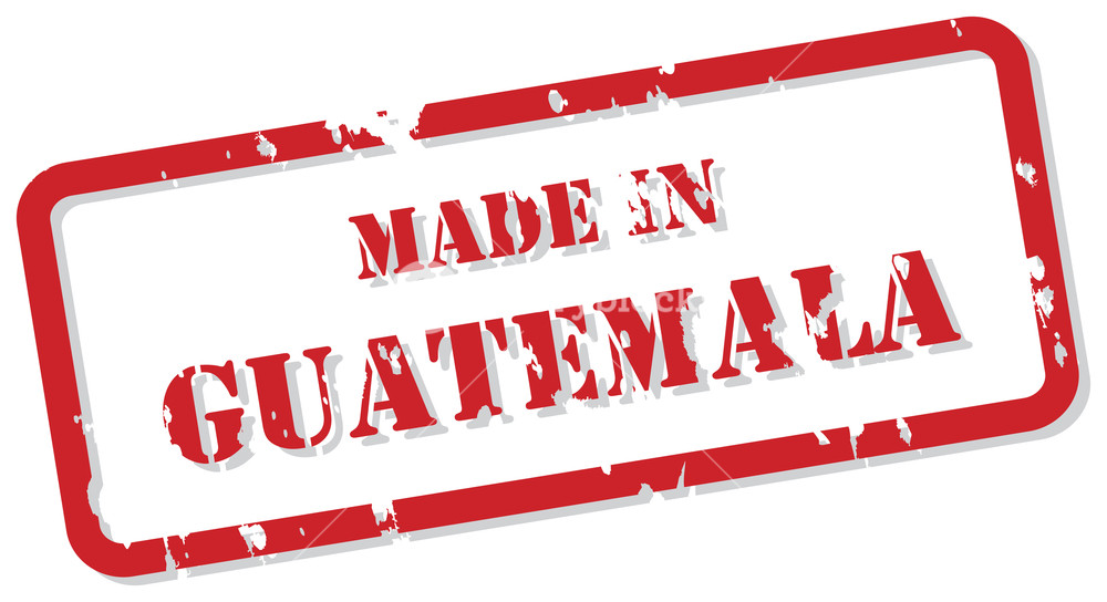 1000x544 Red Rubber Stamp Vector Of Made In Guatemala Royalty Free Stock