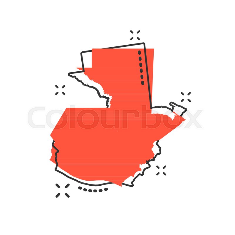800x800 Vector Cartoon Guatemala Map Icon In Stock Vector Colourbox