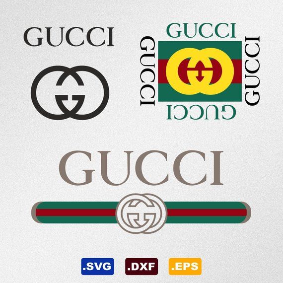 570x570 Gucci Logo Dxf, Vector For Silhouette, Cricut