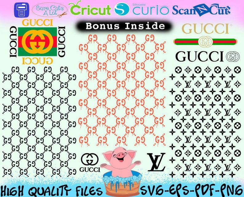 Download Gucci Pattern Vector at Vectorified.com | Collection of ...