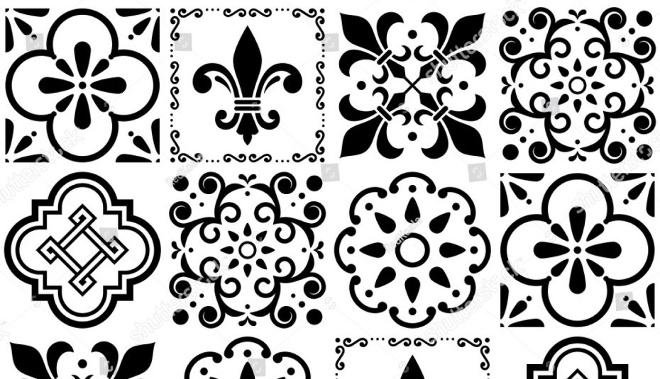 930x535 Vector Pattern Tiles Stock Seamless Likable And Puzzle