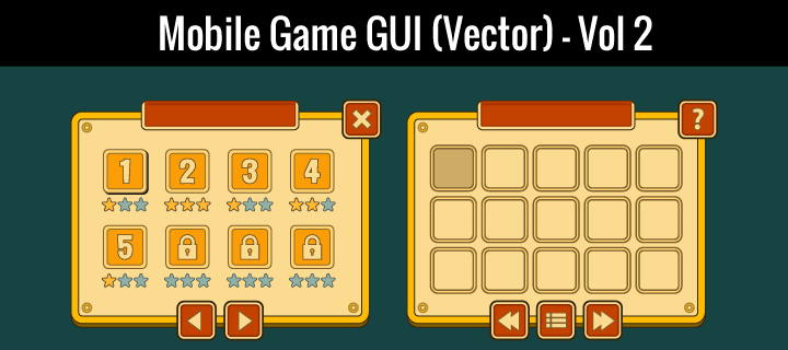 Mobile Game Gui 720x320 Mobile Game Gui